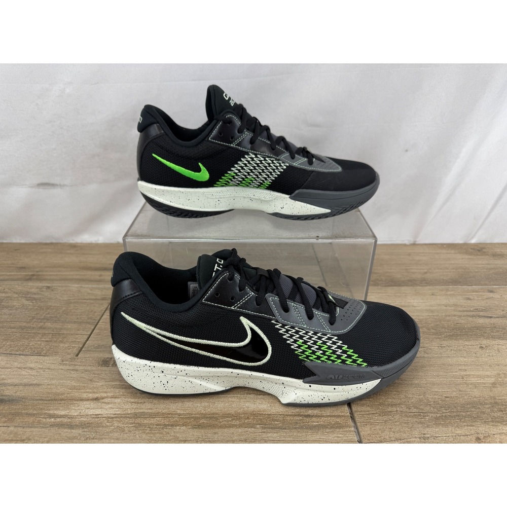 Nike GT Cut Academy Mens Basketball Shoes‎ Black Green FB2599-001 Size 11.5